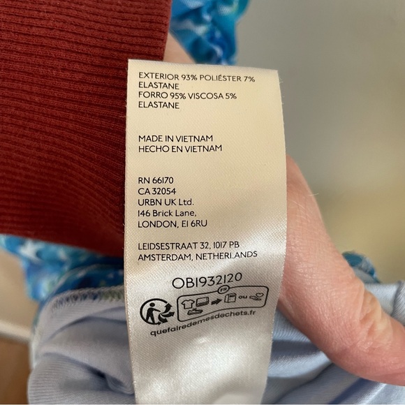 By Anthropologie The Maya Ruched Floral Mesh Midi Dress Size Small - Picture 11 of 12